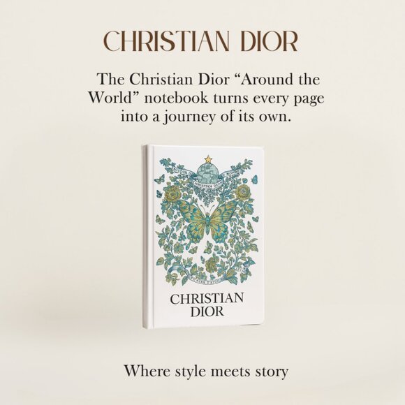 Christian Dior Around the World Notebook - Picture 1 of 2